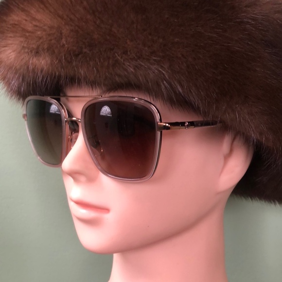Tory Burch Sunglasses TY 6090 332313 Shiny Rose Gold/Milky Pink main image 7